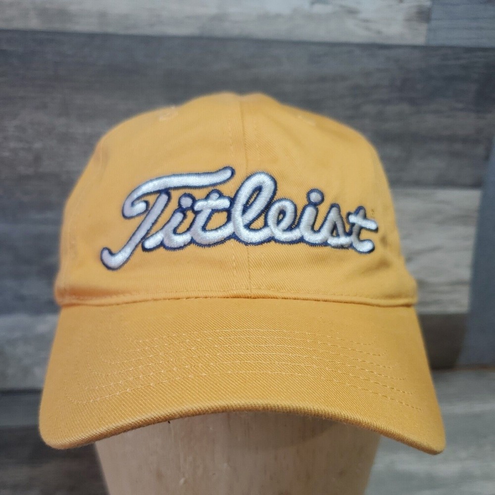 Hat Titleist Foot Joy Pro VI Yellow/Cream Two Thick stitch Logo W/Outline Border